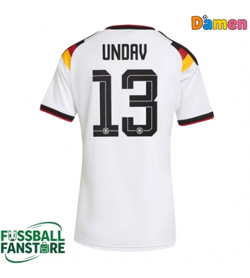 Deutschland Deniz Undav #13 Replik Heimtrikot Damen WM 2026 Kurzarm